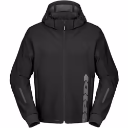 Spidi H2Out II Sweat à capuche de moto imperméable, noir, taille S pour Hommes
