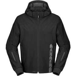 Spidi H2Out II Sweat à capuche de moto imperméable, noir, taille S pour Hommes