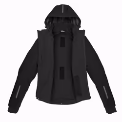 Spidi H2Out II Sweat à capuche de moto imperméable, noir, taille S pour Hommes - Vue supplémentaire 5