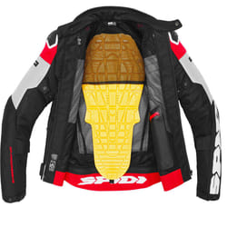 Spidi Progressive Net H2Out Veste textile de moto, rouge, taille M pour Hommes