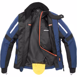 Spidi Net H2Out veste textile de moto imperméable, noir-bleu, taille 3XL pour Hommes