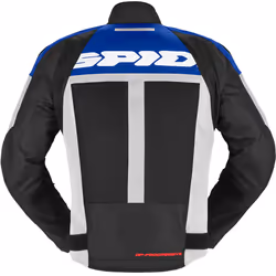 Spidi Progressive Net WindOut Veste textile de moto, noir-blanc-rouge-bleu, taille M pour Hommes