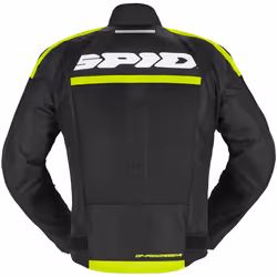 Spidi Progressive Net WindOut Veste textile de moto, noir-jaune, taille 2XL pour Hommes