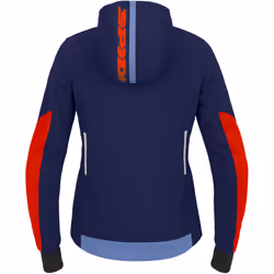 Spidi Armor Light Sweat à capuche de moto pour femmes, rouge-bleu, taille XS