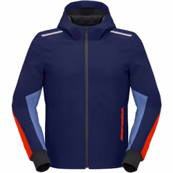 Spidi Armor Light Sweat à capuche moto, rouge-bleu, taille M pour Hommes