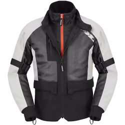 Spidi Net H2Out veste textile de moto imperméable, noir-blanc, taille 2XL pour Hommes