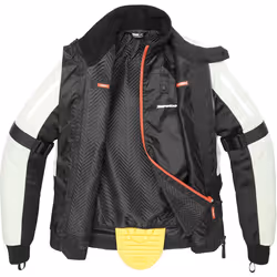 Spidi Net H2Out veste textile de moto imperméable, noir-blanc, taille 2XL pour Hommes - Vue supplémentaire 5