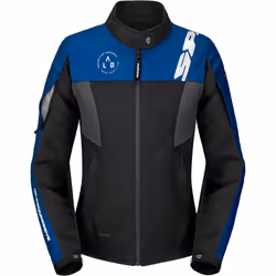 Spidi Corsa H2Out veste textile de moto pour dames imperméable à l’eau, noir-bleu, taille S pour Femmes
