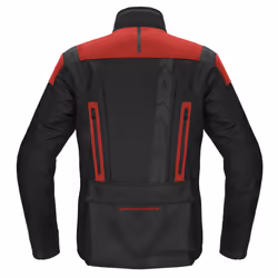 Spidi Traveler 3 Evo H2Out veste textile de moto imperméable, noir-rouge, taille L pour Hommes