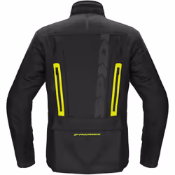 Spidi Traveler 3 Evo H2Out veste textile de moto imperméable, noir-jaune, taille 3XL pour Hommes