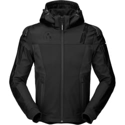 Spidi Warrior Sweat à capuche moto, noir, taille S pour Hommes