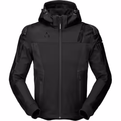 Spidi Warrior Sweat à capuche moto, noir, taille L pour Hommes