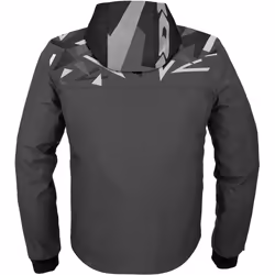 Spidi Evo Sport Sweat à capuche moto, noir-gris, taille L pour Hommes