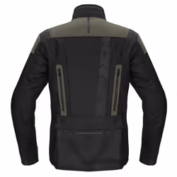 Spidi Traveler 3 Evo H2Out veste textile de moto imperméable, noir-vert, taille XL pour Hommes