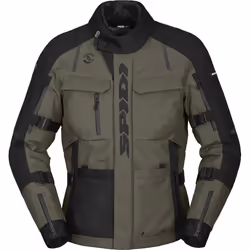 Spidi Tour Evo 2 H2Out veste textile de moto imperméable, noir-vert, taille XL pour Hommes