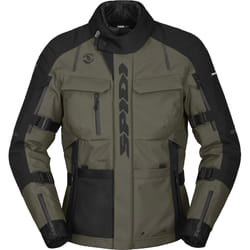 Spidi Tour Evo 2 H2Out veste textile de moto imperméable, noir-vert, taille XL pour Hommes