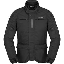 Spidi Traveler 3 Dark Edition Veste textile de moto imperméable, noir, taille XL pour Hommes