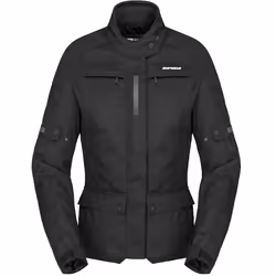 Spidi Traveler 3 Dark Edition imperméable dames moto textile veste, noir, taille L pour Femmes