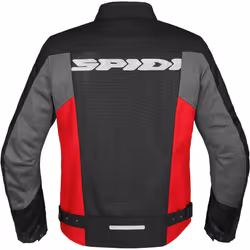 Spidi Corsa Net Windout Veste textile de moto, noir-rouge, taille 3XL pour Hommes
