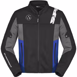 Spidi Corsa Net Windout Veste textile de moto, noir-bleu, taille L pour Hommes