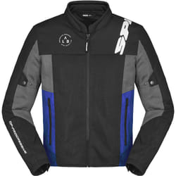 Spidi Corsa Net Windout Veste textile de moto, noir-bleu, taille 2XL pour Hommes