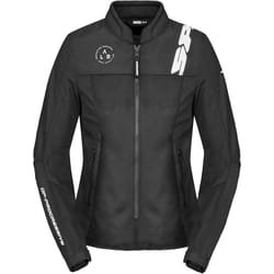 Spidi Corsa Net Windout Veste textile de moto, noir-blanc, taille XL pour Femmes
