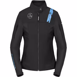 Spidi Corsa Tex Lady Veste textile de moto, noir-bleu, taille L pour Femmes