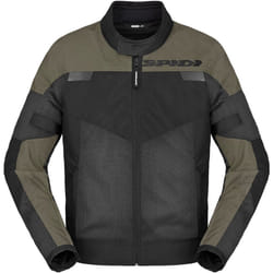 Spidi Tour Net Tex Veste textile de moto, noir-vert, taille 2XL pour Hommes