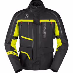 Spidi 4 Season V3 H2Out Veste textile imperméable, noir-gris-jaune, taille M pour Hommes - Vue supplémentaire 2