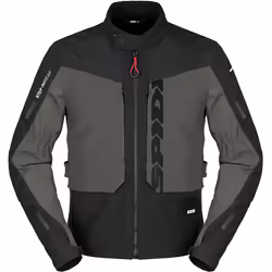 Spidi Terran Tex Blouson textile de moto, noir-gris, taille L pour Hommes - Vue supplémentaire 2