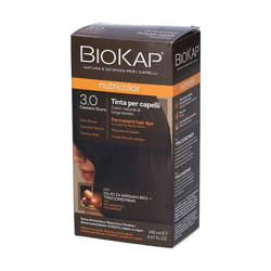 Teinture pour Cheveux - Biokap - Nutricolor 3.0 - Châtain Foncé - 140ml - Sans ammoniaque
