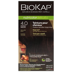 Coloration pour cheveux - Biokap - Nutricolor Delicato 4.0 - Châtain Naturel - Sans ammoniaque - 140ml