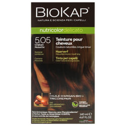 Biokap Nutricolor Delicato Teinture Permanente - Coloration : 5.05 Châtain Noisette