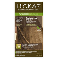 Coloration pour Cheveux - Biokap - Nutricolor Delicato - Blond Clair Naturel - Sans Ammoniaque - Longue Tenue
