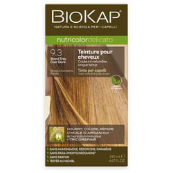 Teinture pour Cheveux - Biokap - Nutricolor Delicato 9.3 - Blond Très Clair Doré - Sans ammoniaque - 140ml