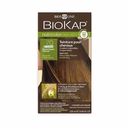 Biokap Nutricolor Delicato Rapid Teinture pour Cheveux 7.0 Blond Moyen Naturel 135ml