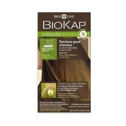 Biokap Nutricolor Delicato Rapid Teinture pour Cheveux 7.0 Blond Moyen Naturel 135ml