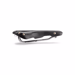 Selle Italia Mitica, Selle de vélo, Ville, Unisexe, Noir, Monochromatique, Cuir