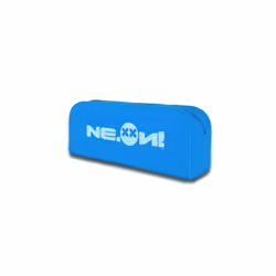 Neon 0005F trousse à crayons Silicone Bleu