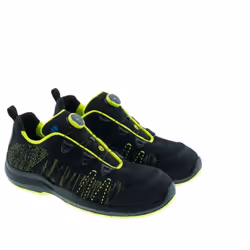 ABOUTBLU 5037611LA-47, Mâle, Chaussures de sécurité, Noir, Vert, EUE