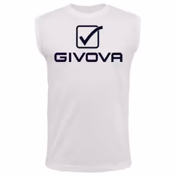 Débardeur de sport sponsorisé homme GIVOVA - Blanc - Sans manche - Fitness