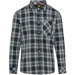 Chemise de travail Diadora check Noir / Blanc s