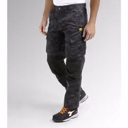 Pantalon de travail RIPSTOP CARGO CAMO - Gris Camouflage M - FR (40/42)