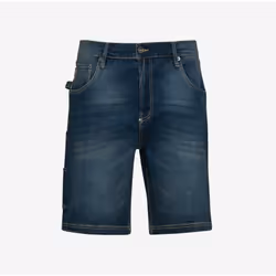 Bermuda Stone DIADORA UTILITY - bleu - 702.173549 - Bermuda en denim élastique Porte-marteau Porte-mètre Lavage stone wash -  ...