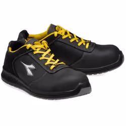 Caractéristiques : Chaussure de travail basses en cuir nubuck hydrofuge ultralégère, flexible et confortable en cuir pleine f ...