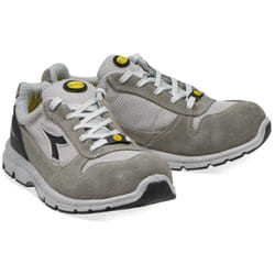 Diadora - Chaussures de sécurité basses run ii text S1P src esd Gris / Noir 41