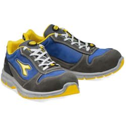 Chaussures de travail basses femme Diadora run ii S3 src esd Gris / Bleu Roi 37