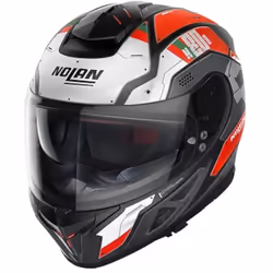 Nolan N80-8 Starscream N-Com Casque, noir-blanc-rouge, taille XS pour Hommes