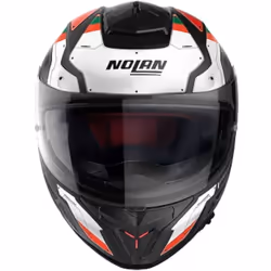 Nolan N80-8 Starscream N-Com Casque, noir-blanc-rouge, taille XS pour Hommes