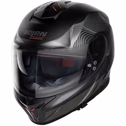 Nolan N80-8 Powerglide N-Com Casque, noir-gris, taille XS pour Hommes